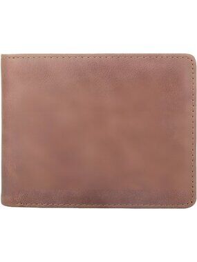 Wallet for Men-Genuine Leather RFID Blocking Bifold Wallet With 2 ID Window